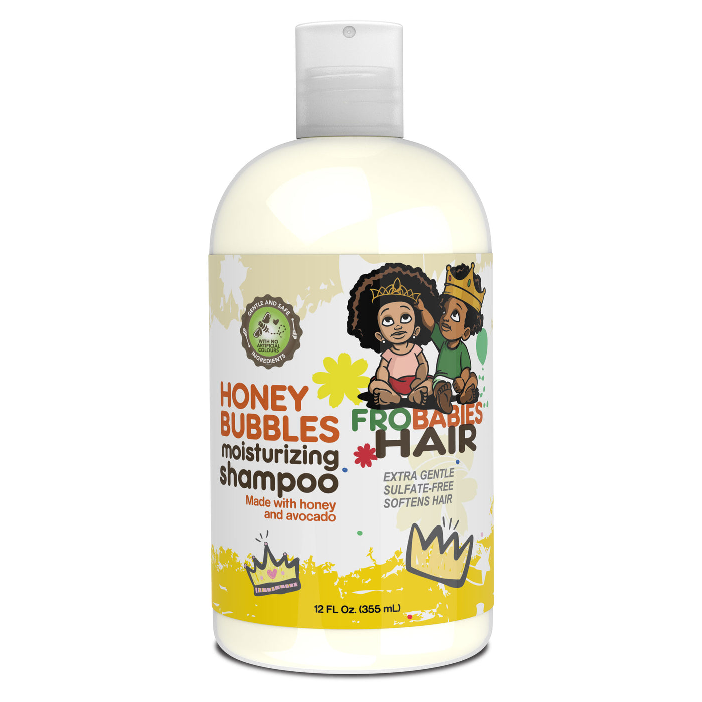 FroBabies Hair Honey Bubbles Moisturizing Shampoo 12oz